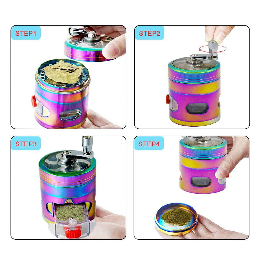 Herb Grinder with drawer