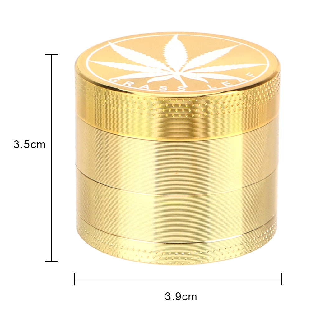 Metal Zinc Alloy 4 layer 40mm Beautiful Herb Herbal Spice Crusher