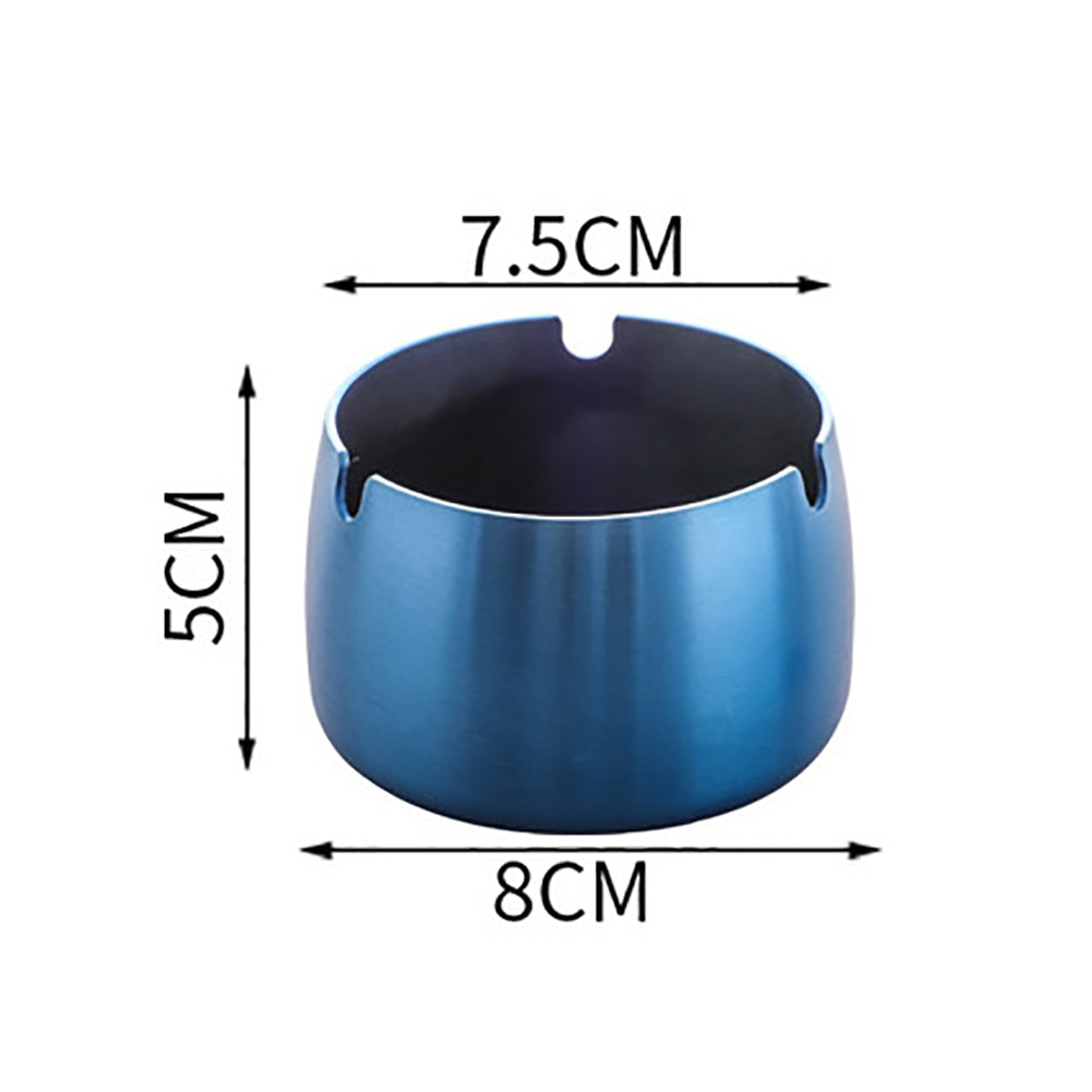 Round Shape Ash Tray Stainless Steel